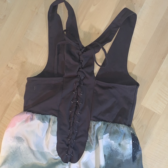 MINKPINK Silky High Low Halter Style Tie Dress - Picture 3 of 8